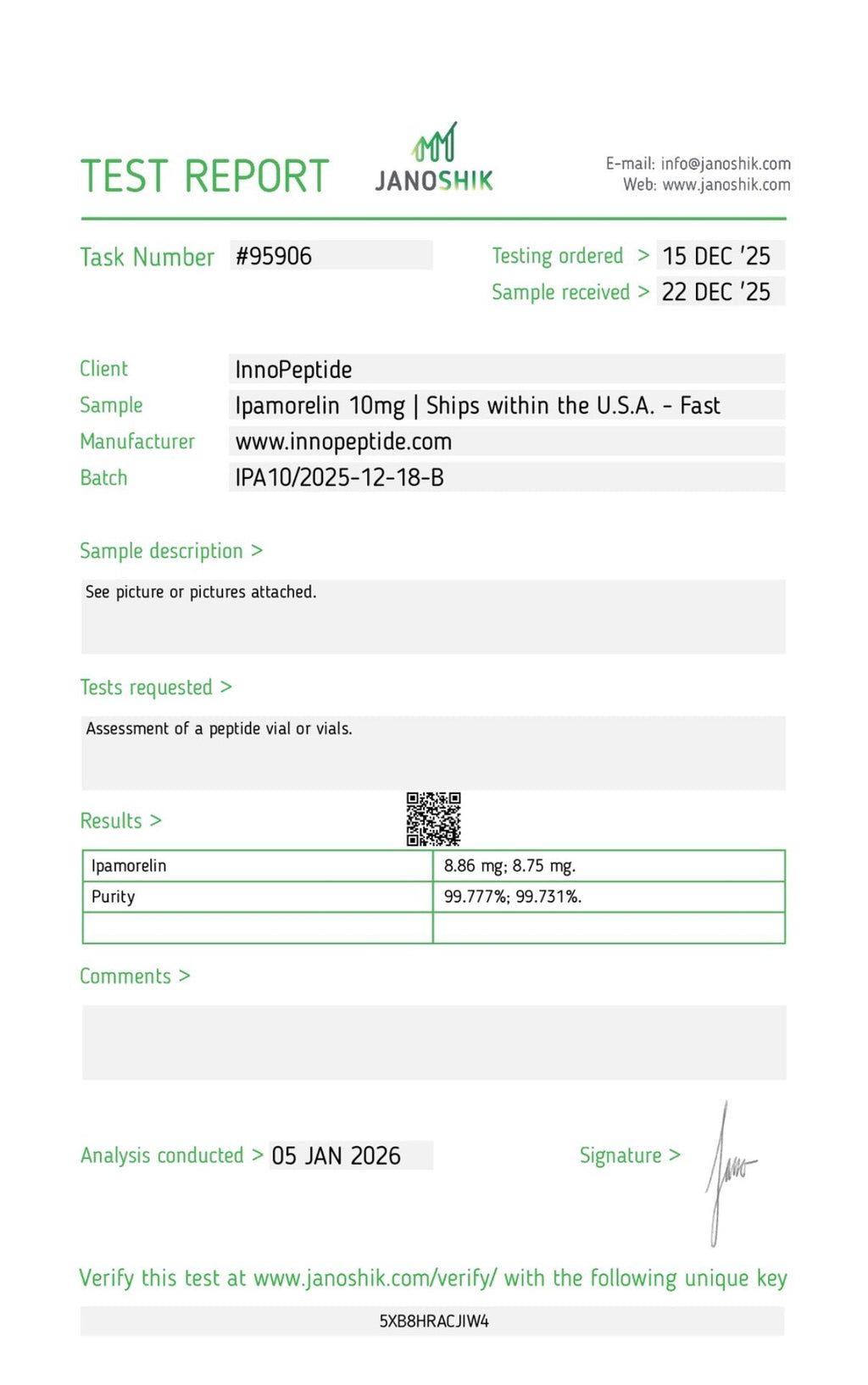 Ipamorelin - 10mg